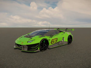 Lambo rghini Huracan GT3 EVO 3D Model