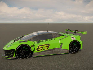 Lambo rghini Huracan GT3 EVO 3D Model