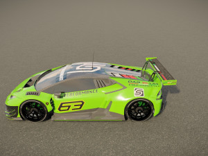 Lambo rghini Huracan GT3 EVO 3D Model