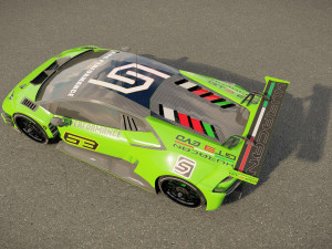 Lambo rghini Huracan GT3 EVO 3D Model