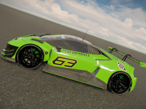 Lambo rghini Huracan GT3 EVO 3D Model