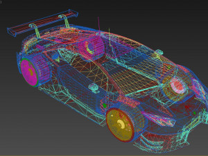 Lambo rghini Huracan GT3 EVO 3D Model
