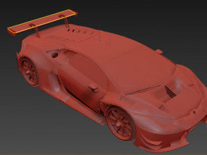 Lambo rghini Huracan GT3 EVO 3D Model