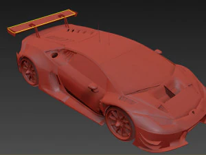 Lambo rghini Huracan GT3 EVO 3D Model