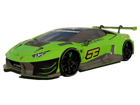 Lambo rghini Huracan GT3 EVO 3Dモデル