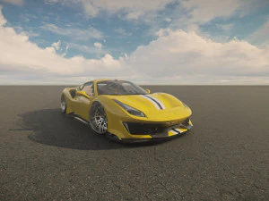 Ferrari 488 Pista Model 3D