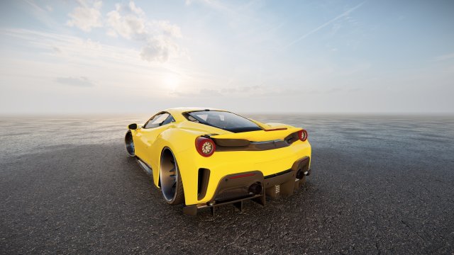 Ferrari 488 Pista 3D Модель In Спортивные 3DExport