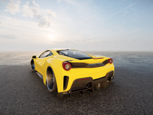 Ferrari 488 Pista Modèle 3D