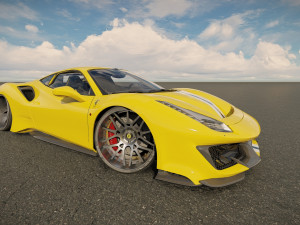 Ferrari 488 Pista Modèle 3D
