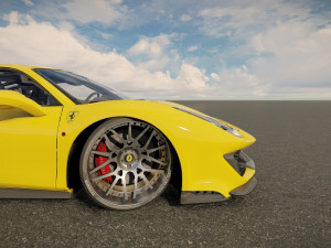 Ferrari 488 Pista Modèle 3D