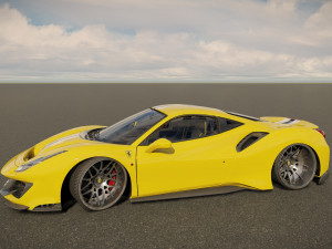 Ferrari 488 Pista Modèle 3D
