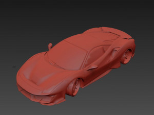 Ferrari 488 Pista Modèle 3D