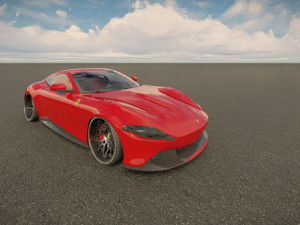 Ferrari Roma 3D मॉडल