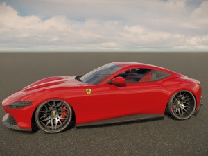 Ferrari Roma 3D मॉडल