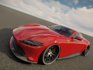 Ferrari Roma 3D मॉडल