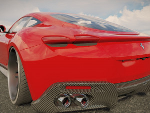 Ferrari Roma 3D मॉडल