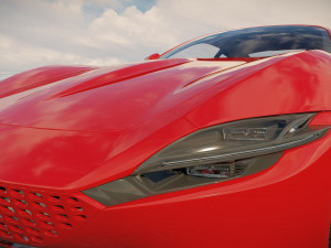 Ferrari Roma 3D मॉडल