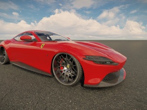 Ferrari Roma 3D मॉडल