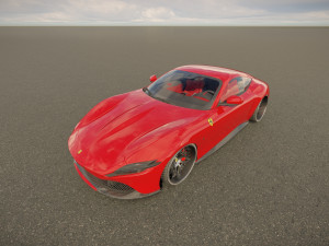 Ferrari Roma 3D मॉडल
