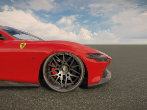 Ferrari Roma 3D मॉडल