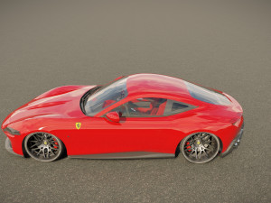 Ferrari Roma 3D मॉडल