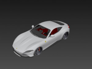 Ferrari Roma 3D मॉडल