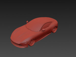 Ferrari Roma 3D मॉडल