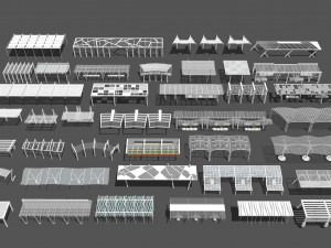 Outdoor shade Collection Modelo 3D