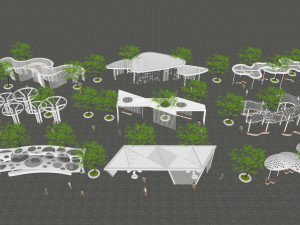 Outdoor shade Collection Modelo 3D