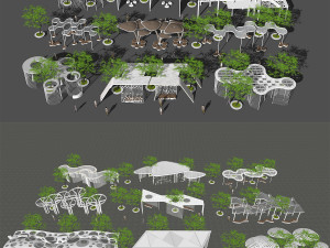 Outdoor shade Collection Modelo 3D
