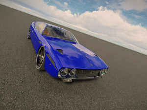 Lambo rghini Espada Bertone 1986 Model 3D