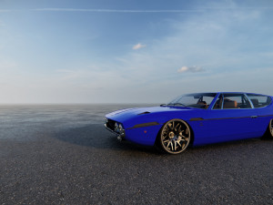 Lambo rghini Espada Bertone 1986 Model 3D