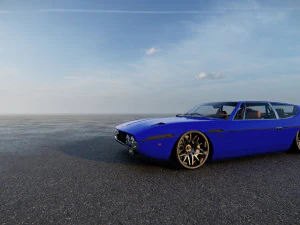 Lambo rghini Espada Bertone 1986 3D Model