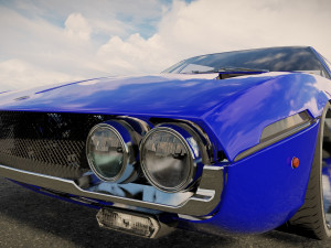 Lambo rghini Espada Bertone 1986 Model 3D