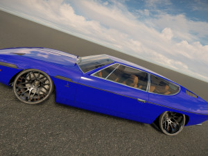 Lambo rghini Espada Bertone 1986 Model 3D