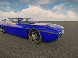 Lambo rghini Espada Bertone 1986 Model 3D