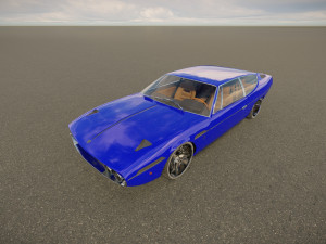 Lambo rghini Espada Bertone 1986 Model 3D