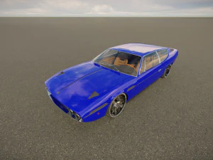 Lambo rghini Espada Bertone 1986 3D Model