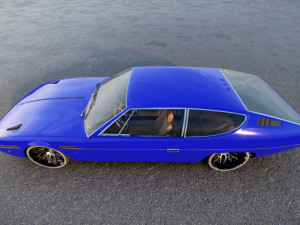 Lambo rghini Espada Bertone 1986 Model 3D