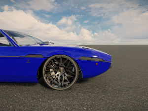 Lambo rghini Espada Bertone 1986 Model 3D