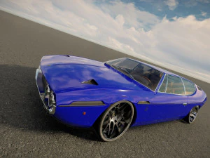 Lambo rghini Espada Bertone 1986 3D Model