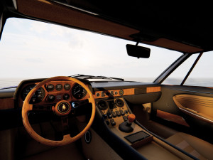 Lambo rghini Espada Bertone 1986 Model 3D