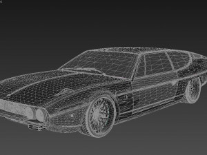 Lambo rghini Espada Bertone 1986 Model 3D