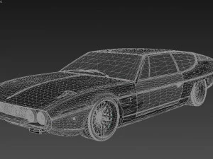 Lambo rghini Espada Bertone 1986 3D Model