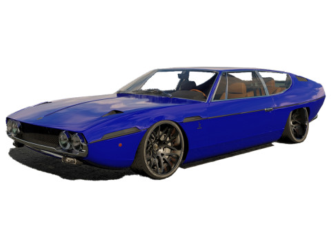 Lambo rghini Espada Bertone 1986 3Dモデル