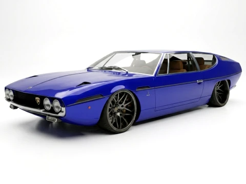 Lambo rghini Espada Bertone 1986 3D Model