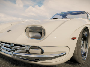 Lambo rghini 350 GT 3D-Modell
