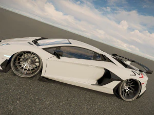 Lambo rghini Aventador SVJ 3D Model