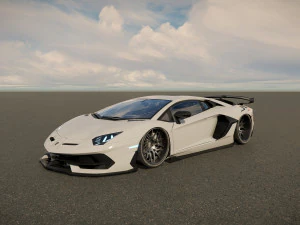Lambo rghini Aventador SVJ 3D Model