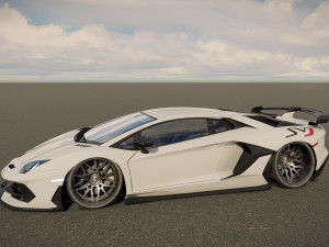 Lambo rghini Aventador SVJ Modelo 3D
